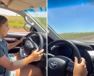 Polémica por un video de Alma, la hija de El Polaco y Valeria Aquino: "Criar también es enseñar a hacer"
