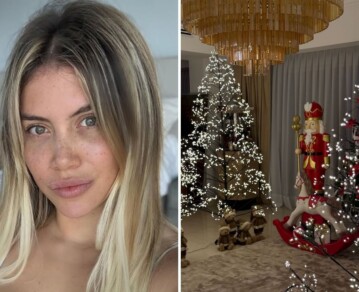 Wanda Nara mostró su árbol de Navidad y un detalle de la decoración expuso su rivalidad con Mauro Icardi