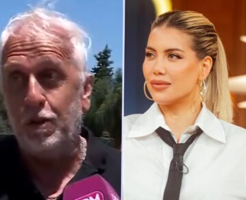 La reacción de Andrés Nara sobre los rumores de embarazo de Wanda: “Un nieto más estaría bueno”