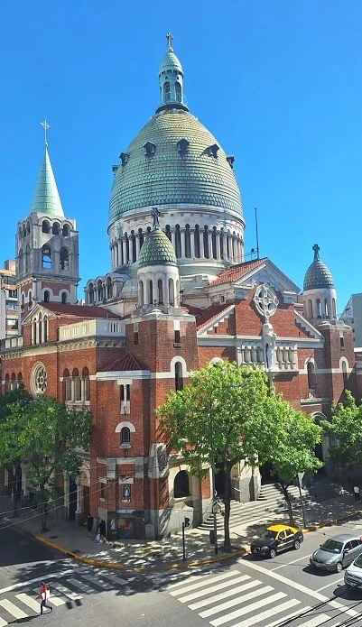 La imponente vista de la Basílica en la actualidad.