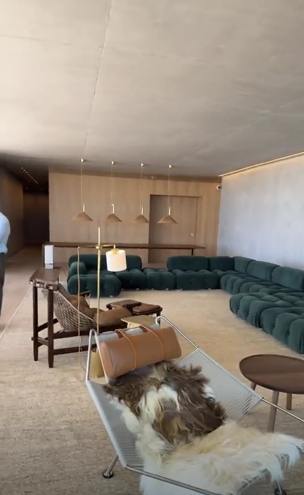 La casa de Elina y Eduardo Costantini en José Ignacio. 