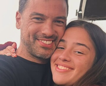 Así de grande está Delfina Leunis, la hija de 16 años del Chino Leunis