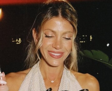 Cande Ruggeri celebró sus 34 con un brindis íntimo: las fotos del look que eligió y el estilo de la torta