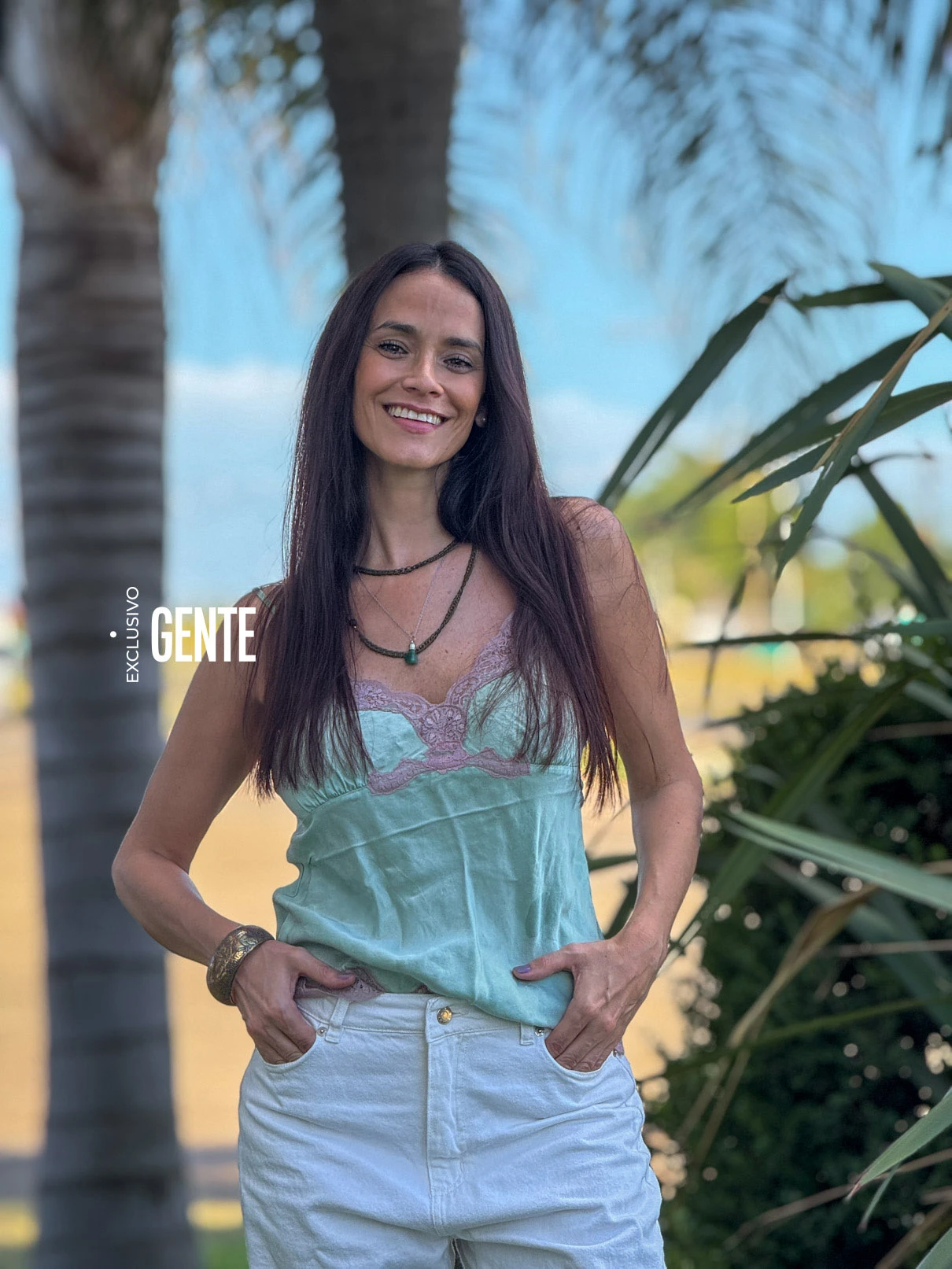 Evangelina Carrozzo hoy, retratada por GENTE en su Gualeguaychú natal. 