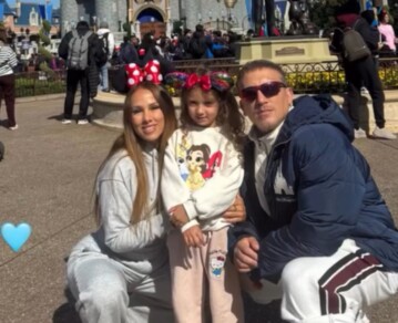Así fueron las soñadas vacaciones de El Polaco y Barby Silenzi, con su hija Abril, en Disney