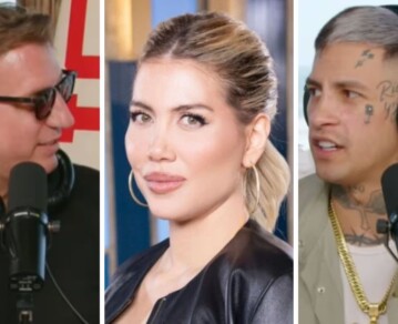 El inesperado reclamo de Wanda Nara a Maxi López y L-Gante en vivo: "Es morocha"