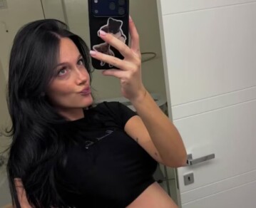 Oriana Sabatini mostró cómo avanza su embarazo y Cathy Fulop reaccionó emocionada: “No aguanto más”