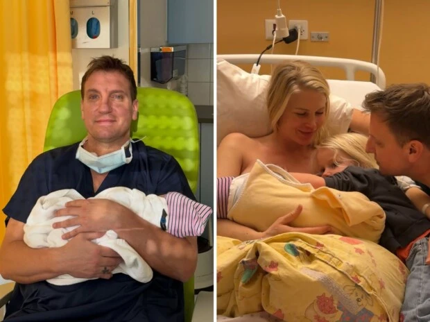 Maxi López fue papá por quinta vez: del llanto por el "mini delantal" en MasterChef a las primeras fotos de Lando en Suiza