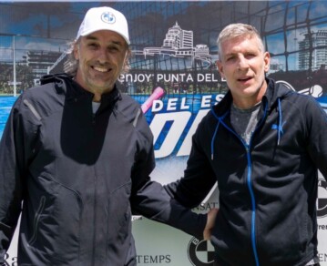 Furor por el pádel en Punta del Este: las mejores fotos del torneo que reunió a figuras del deporte como Martín Palermo