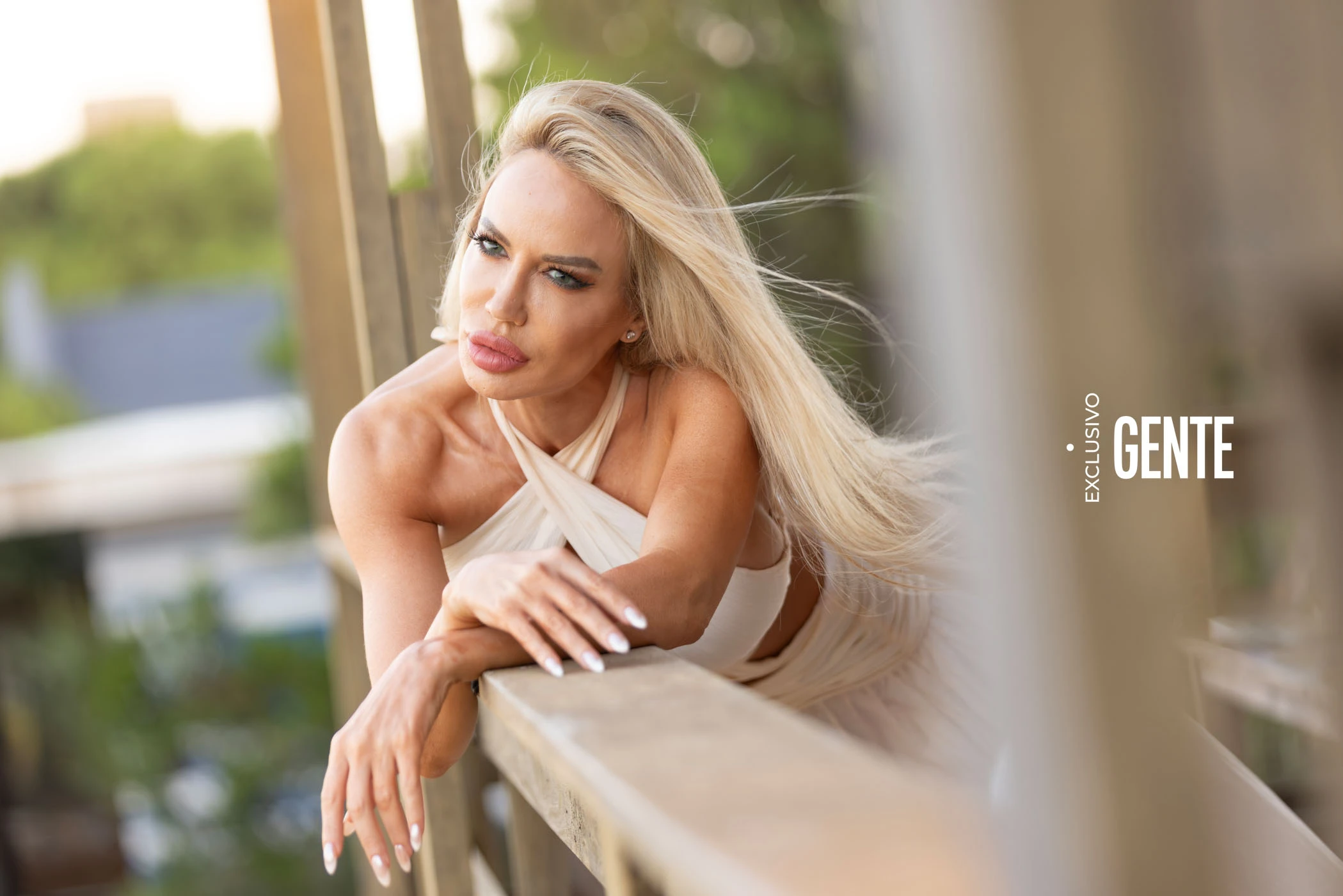 La modelo, en exclusiva con GENTE. 
