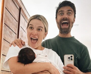 Así fue el primer fin de semana de Vito, el bebé de Sofía Pachano y Santiago Ramundo, en su casa