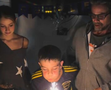 Así fue el festejo de cumpleaños de Fausto, el hijo de Luciano Castro, con torta temática y decoración especial