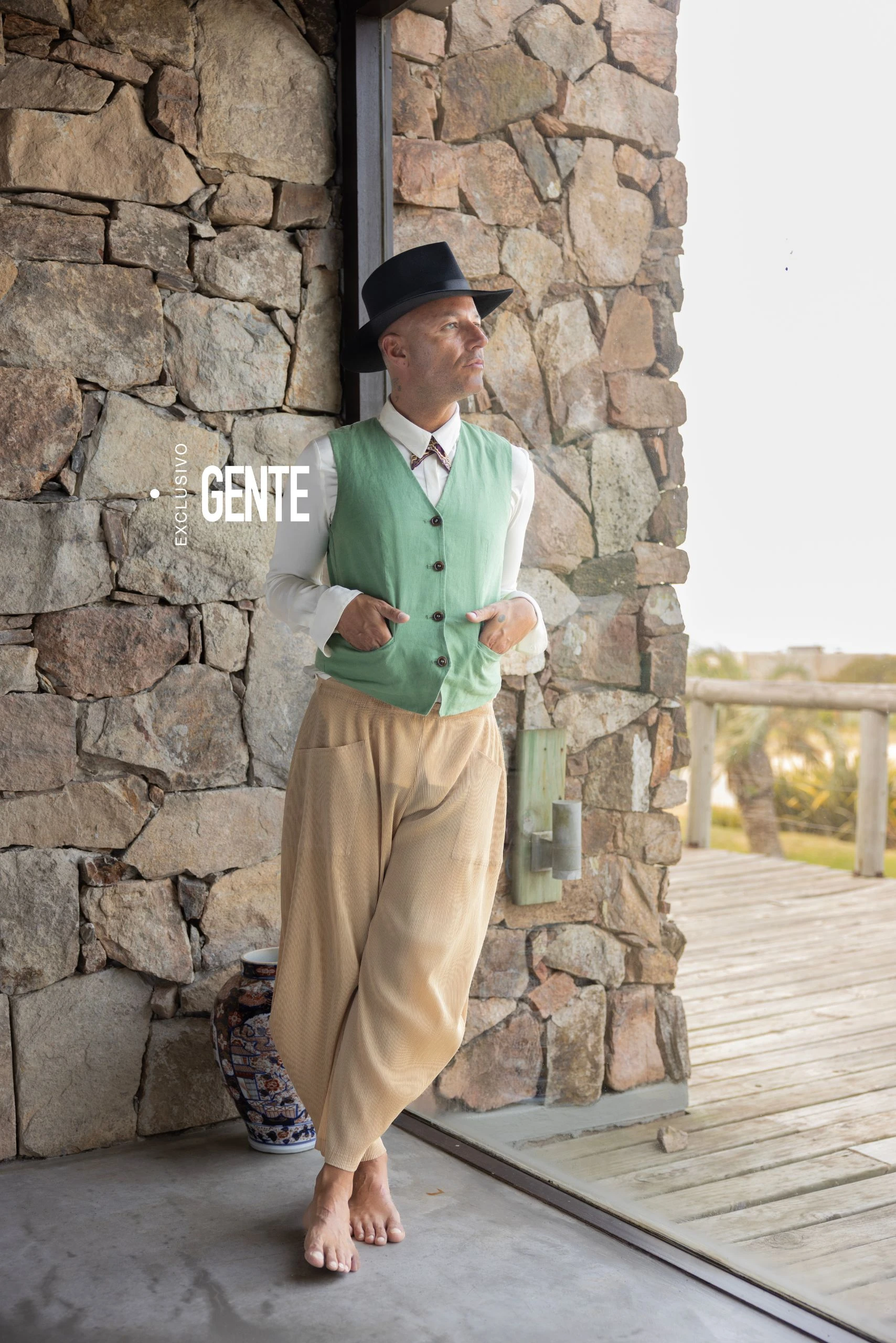 El shooting exclusivo de Gaby Álvarez con GENTE desde Uruguay.