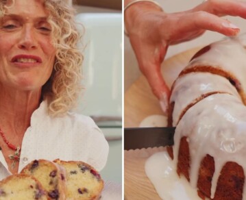 Budín de yogur, limón y arándanos: la receta de Maru Botana