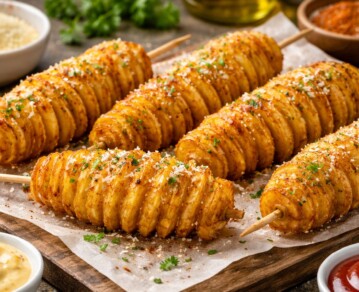 Papas en espiral: cómo hacer esta receta crocante y original que se vuelve un hit