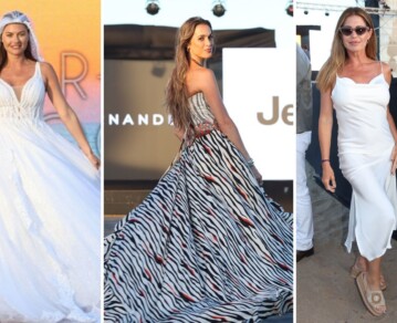 Del vestido de novia de Sofía Jujuy Jiménez a la impecable presencia de Pamela David: en fotos, así fue el Pinamar Moda Look 2026