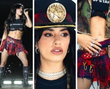 Lali-look punk-primer show del año-Fiesta del mate-Paraná-2026-revista gente