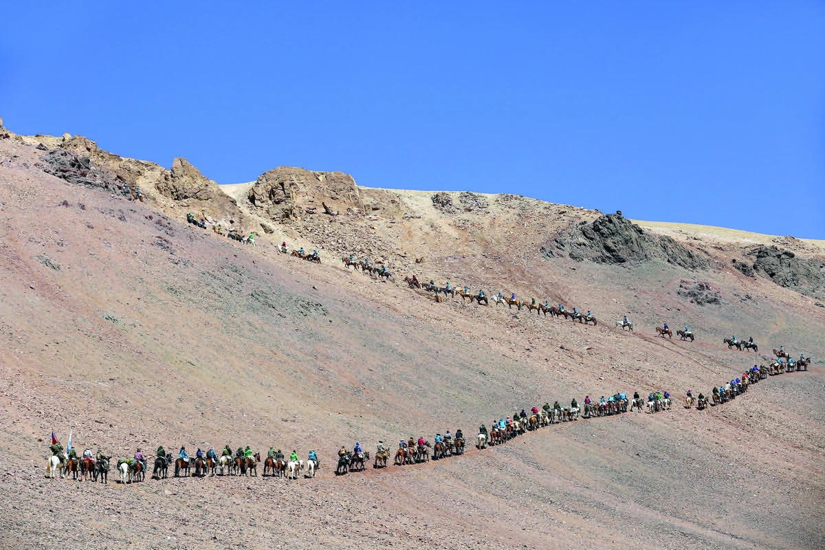 Así cubrió GENTE, por la misma ruta de San Martín, el Bicentenario del Cruce de los Andes