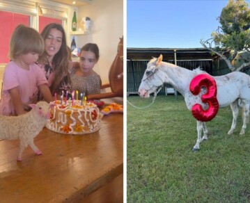 Las fotos del cumpleaños de Tao, el hijo de Calu Rivero: del caballo como regalo, a las atracciones del festejo campestre en Uruguay