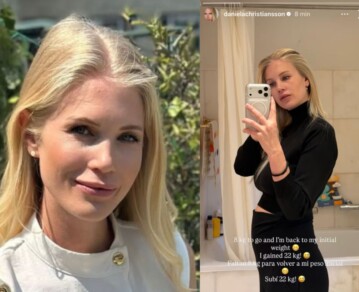 El fuerte mensaje de Daniela Christiansson por los cambios de su cuerpo por el embarazo