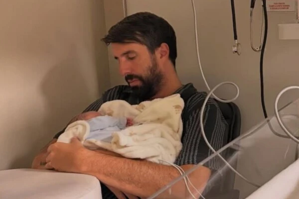Flavio Azzaro fue papá y compartió un desgarrador relato