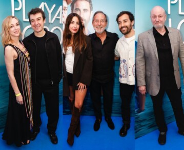 La emoción de Guillermo Francella en la avant première de "Playa de lobos": una noche en familia y con amigos y figuras internacionales