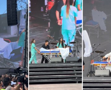 Así fue la llegada de Joaquín Levinton “en ambulancia” al Cosquín Rock