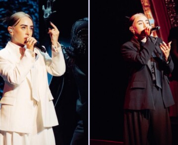 Los detalles del impactante look Noir & Off White de Nicki Nicole en el Teatro Colón