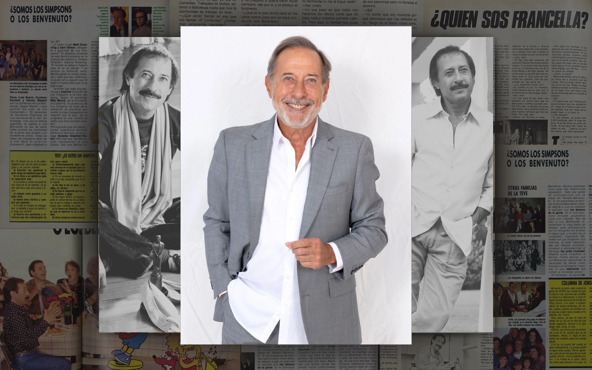 Guillermo Francella y los 60 años de Revista GENTE: "Mi primera tapa"