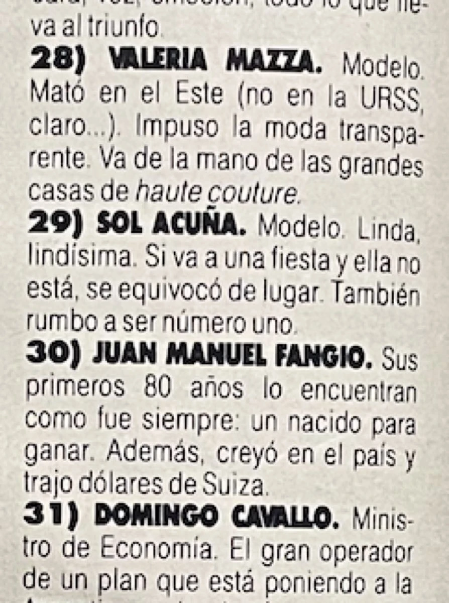 Valeria Mazza en GENTE