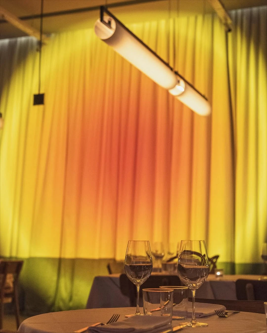 Los juegos de luces, el arte y la sofisticación a la orden.