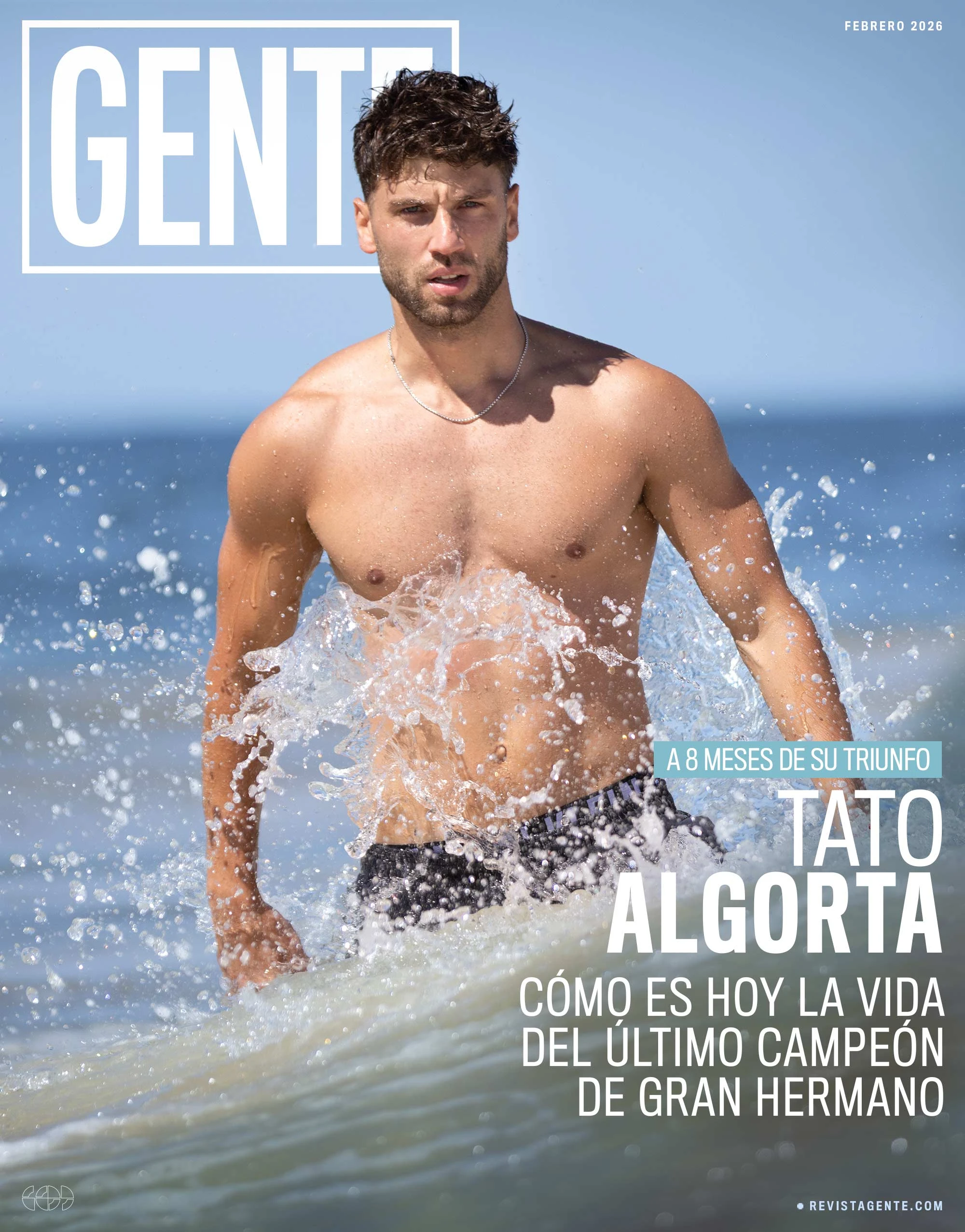 Tato Algorta, la tapa de la semana de Revista GENTE desde Punta del Este. 