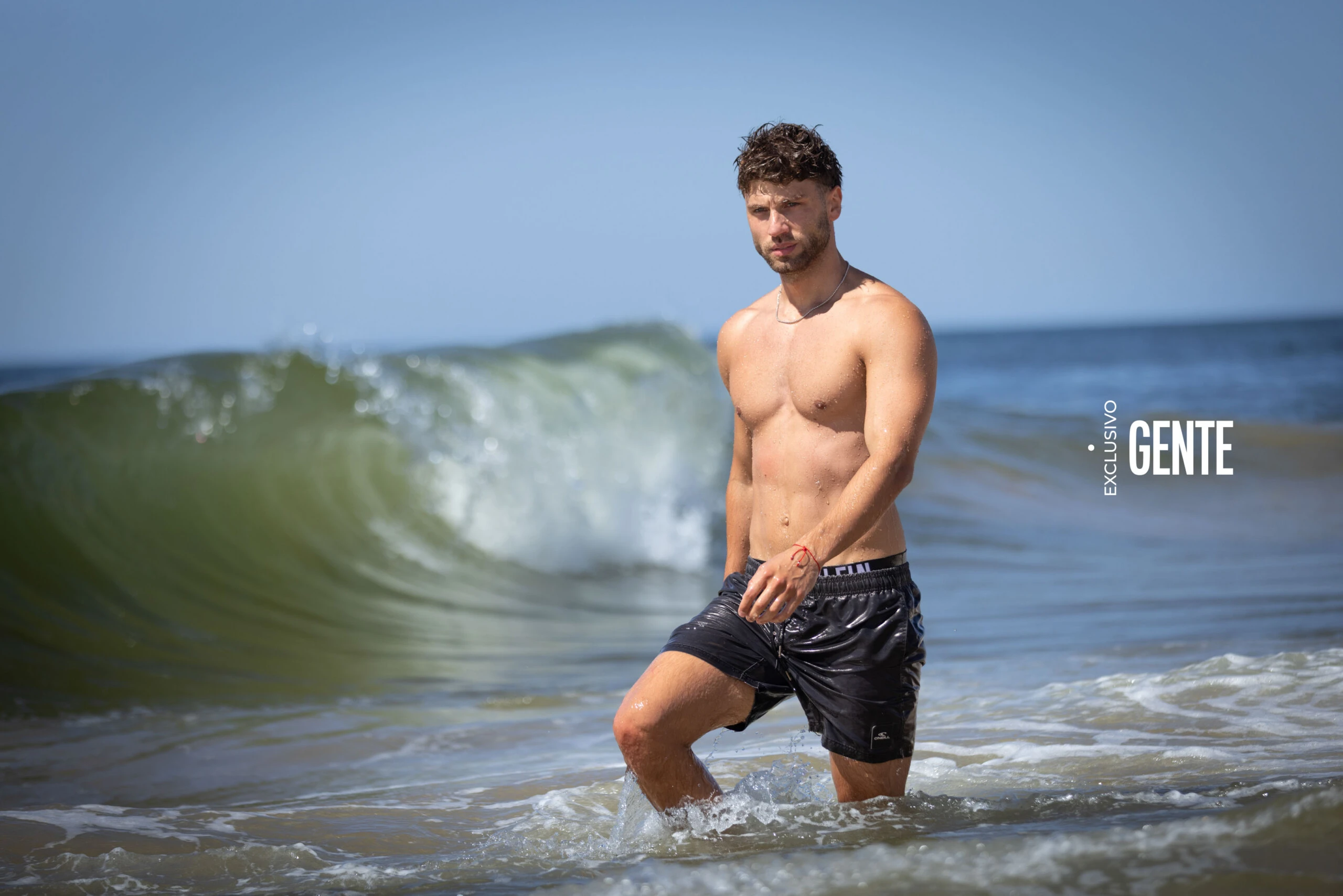 La producción de Tato Algorta en las aguas de la Parada 12 de Playa Brava, en Punta del Este. 