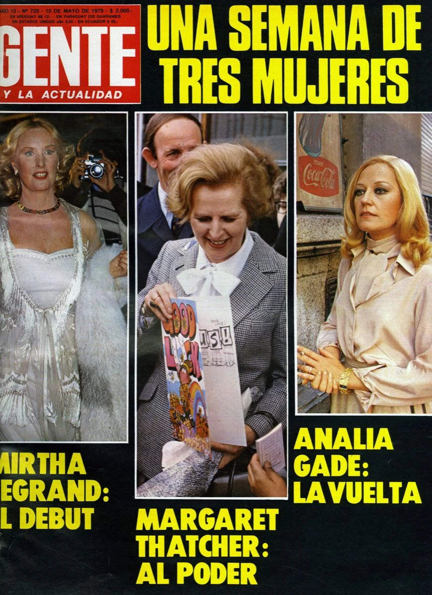 Las tapas de Mirtha Legrand den Revista GENTE