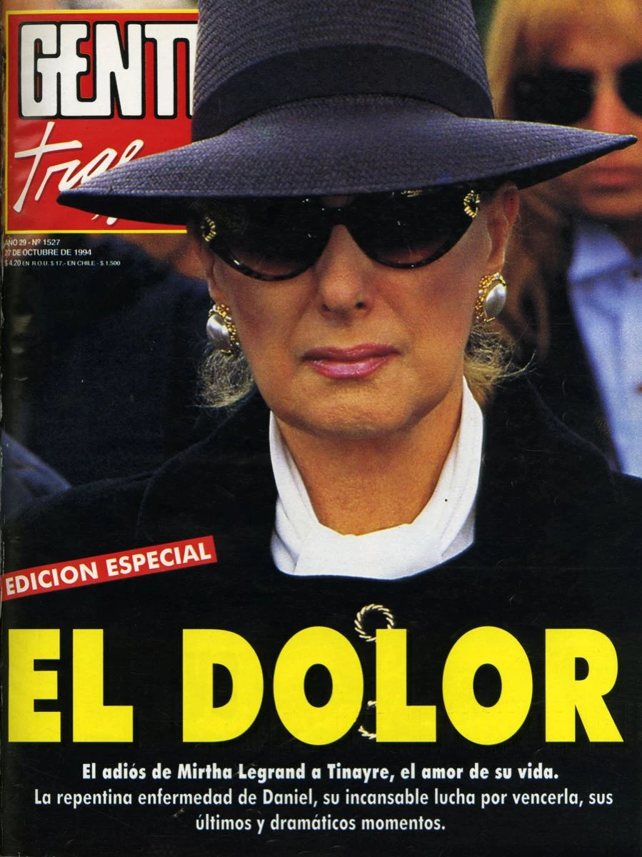 Las tapas de Mirtha Legrand den Revista GENTE