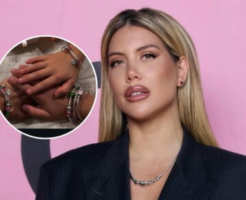 Regalo top: cuánto cuestan las exclusivas pulseras de diseño que Wanda Nara eligió para sus hijas