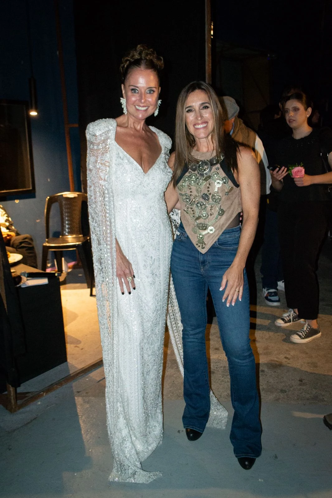 Maia, junto a Soledad Pastorutti.