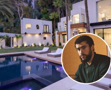 Así es la mansión de lujo de Bad Bunny en Los Ángeles con piscina infinita y vistas panorámicas