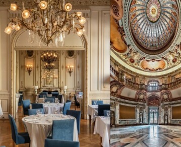 Cómo es el "café oculto" en un palacio estilo "Bridgerton" a 5 minutos del Obelisco: café a 4.500 pesos en medio del lujo de la realeza europea