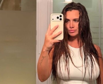 Así está hoy Cami Homs, a una semana de dar a luz a su hija Aitana: "Apareciendo por acá"