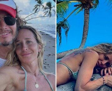 Las fotos de las vacaciones paradisíacas de Emanuel Ortega y Julieta Prandi