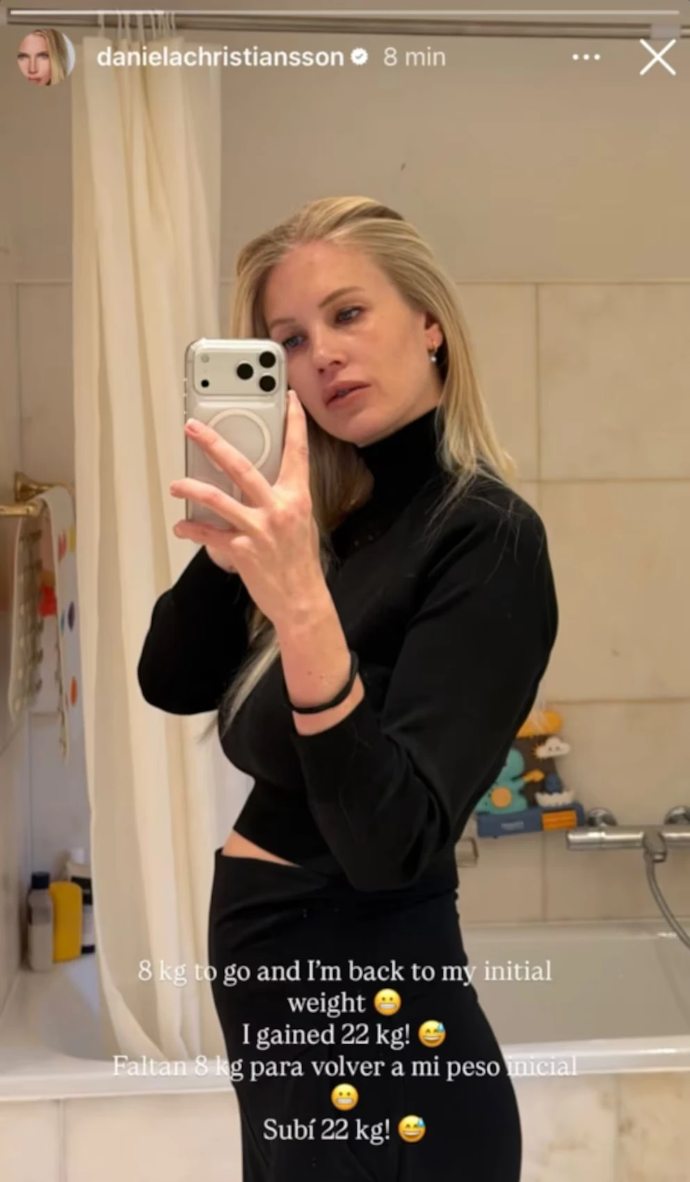 La foto de la esposa de Maxi López. 