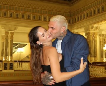 "Siempre fuiste vos": la romántica torta que la China Suárez le encargó a Mauro Icardi para su cumpleaños en Estambul