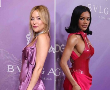De Kate Hudson a Teyana Taylor, los looks satinados conquistan las alfombras rojas y reviven el 'Old Hollywood'