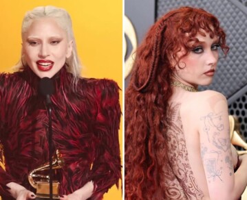 Del vestido de plumas Alta Costura de Lady Gaga al controversial "vestido pezonera" de Chappell Roan: los 5 looks más comentados en Hollywood