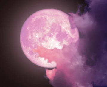 luna llena rosa en libra