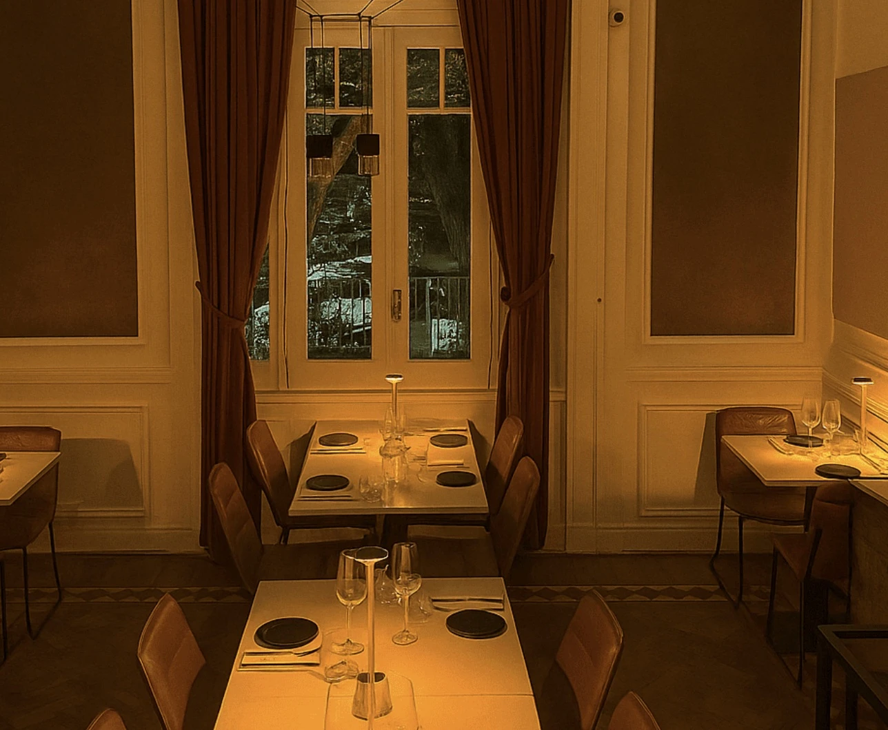 El café de Floresta por dentro. 