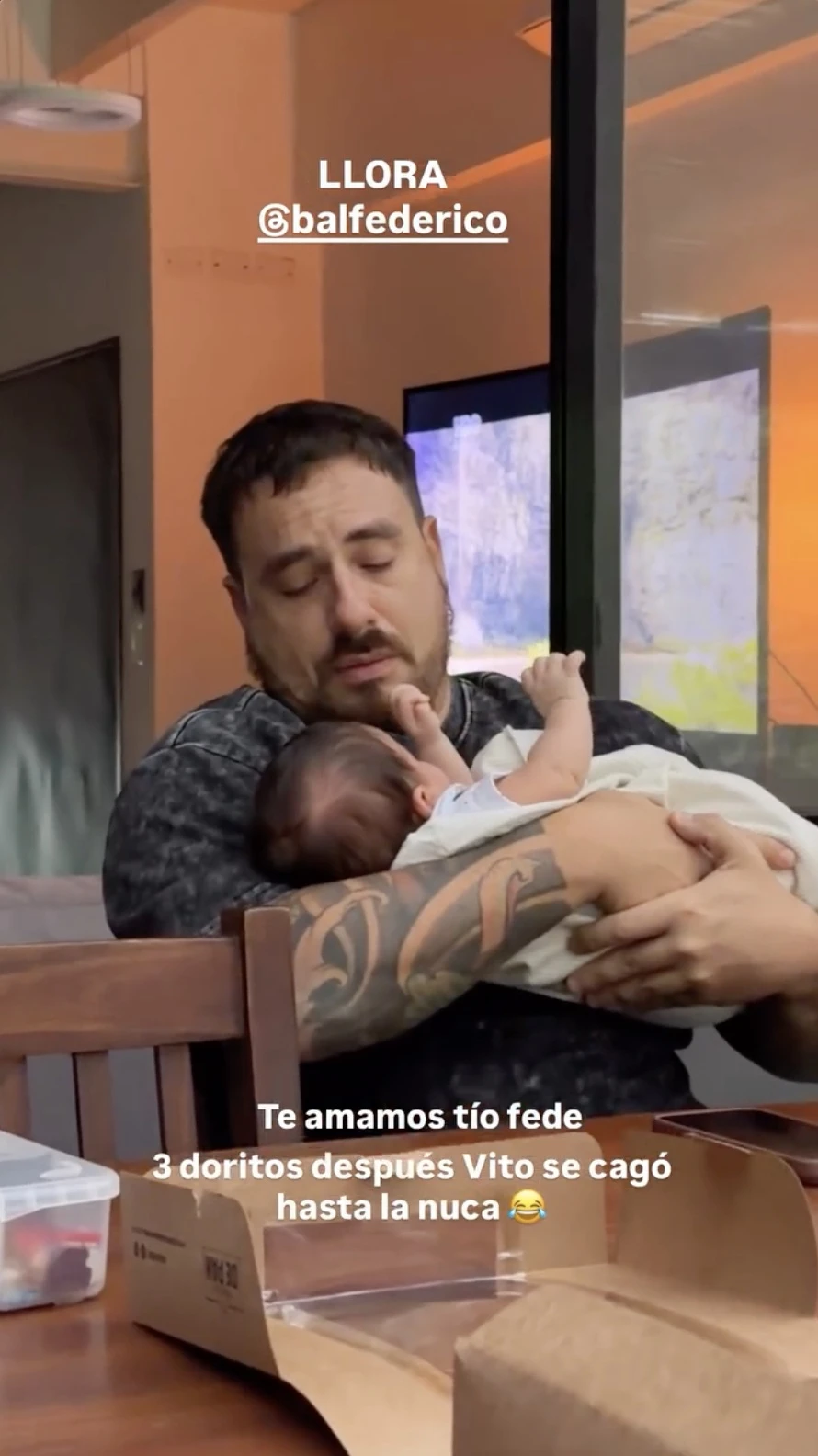 "Llora Fede Bal", anunció Sofía Pachano en sus redes. 