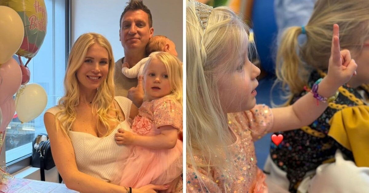 Así fue el mágico cumpleaños de Elle, la hija de Maxi López y Daniela Christiansson: unicornios, look de princesa y parque con amigos