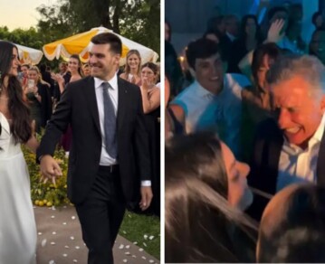 El video viral de Mauricio Macri en la boda de su sobrino: se sumó al pogo con Emily Lucius y se robó las miradas